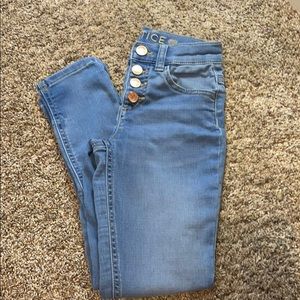 Justice High Rise jegging size 8